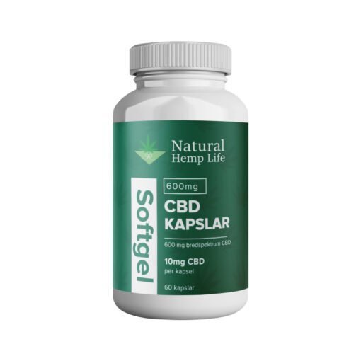 600 mg CBD Kapslar Mockup 1