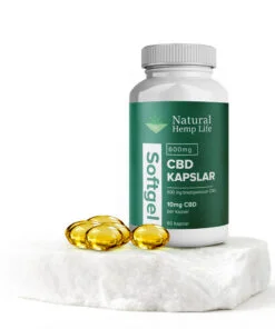 600 mg CBD Kapslar Mockup
