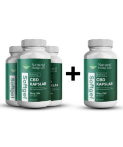 4 för 3 - CBD Kapslar 600mg