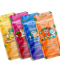 4 HempyVapes engångsvapes utan enhet