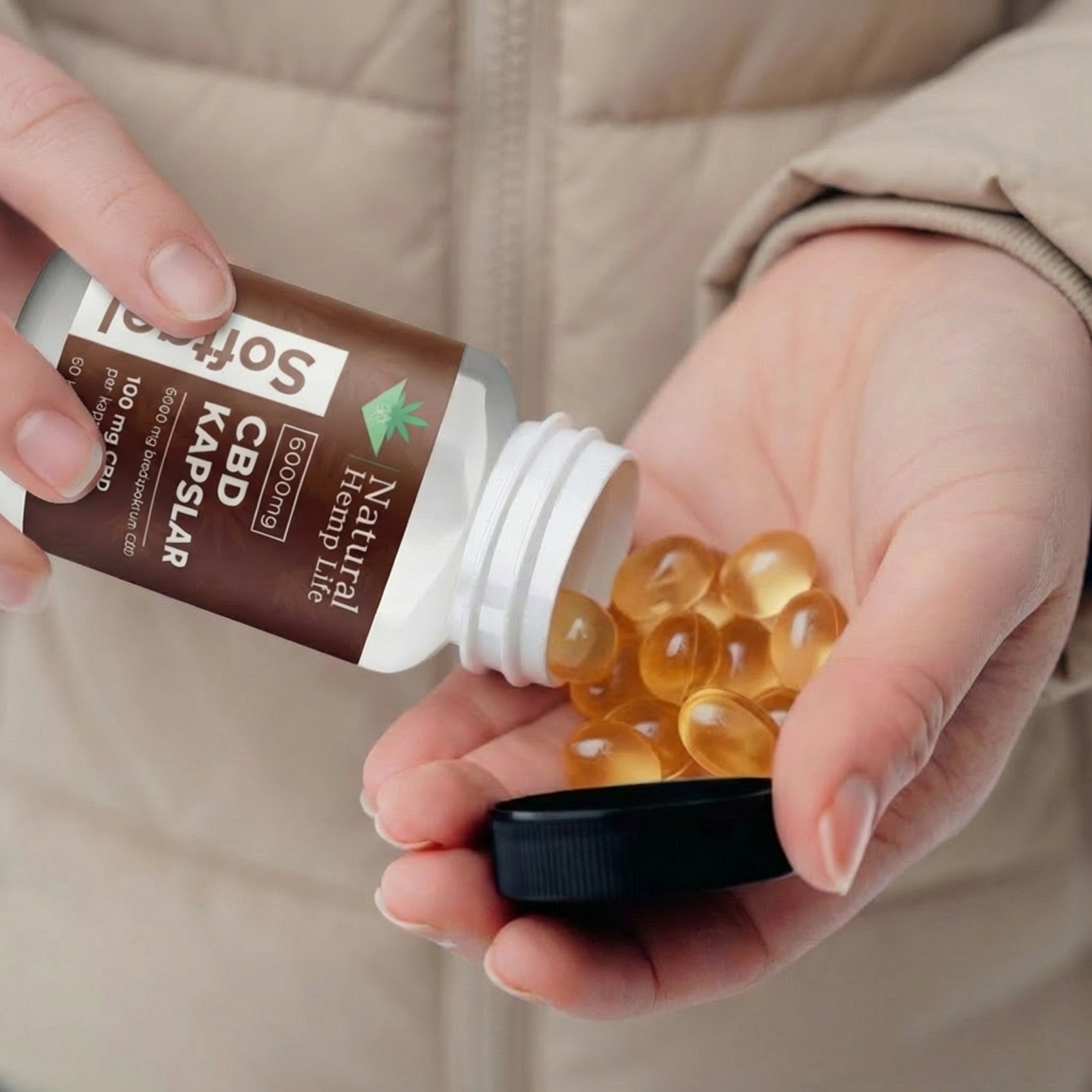 CBD Kapslar 6000mg i Miljö