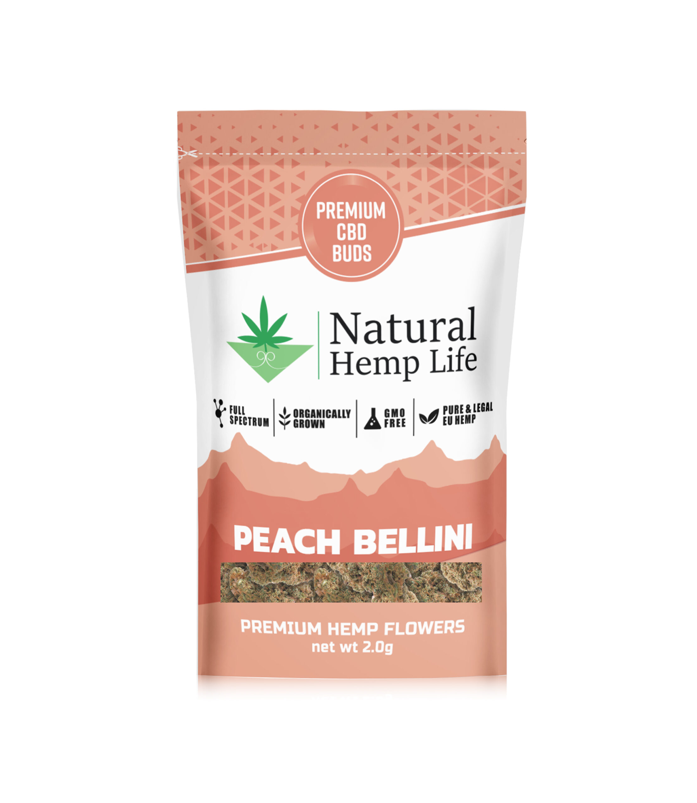 Peach Bellini Premium CBD Buds