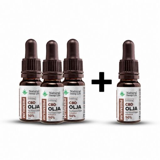 4 för 3: 50% CBD Olja