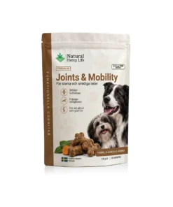 CBD hundgodis Joints & Mobility 150mg från Natural Hemp Life, 60 funktionella godbitar för hundens leder och rörlighet
